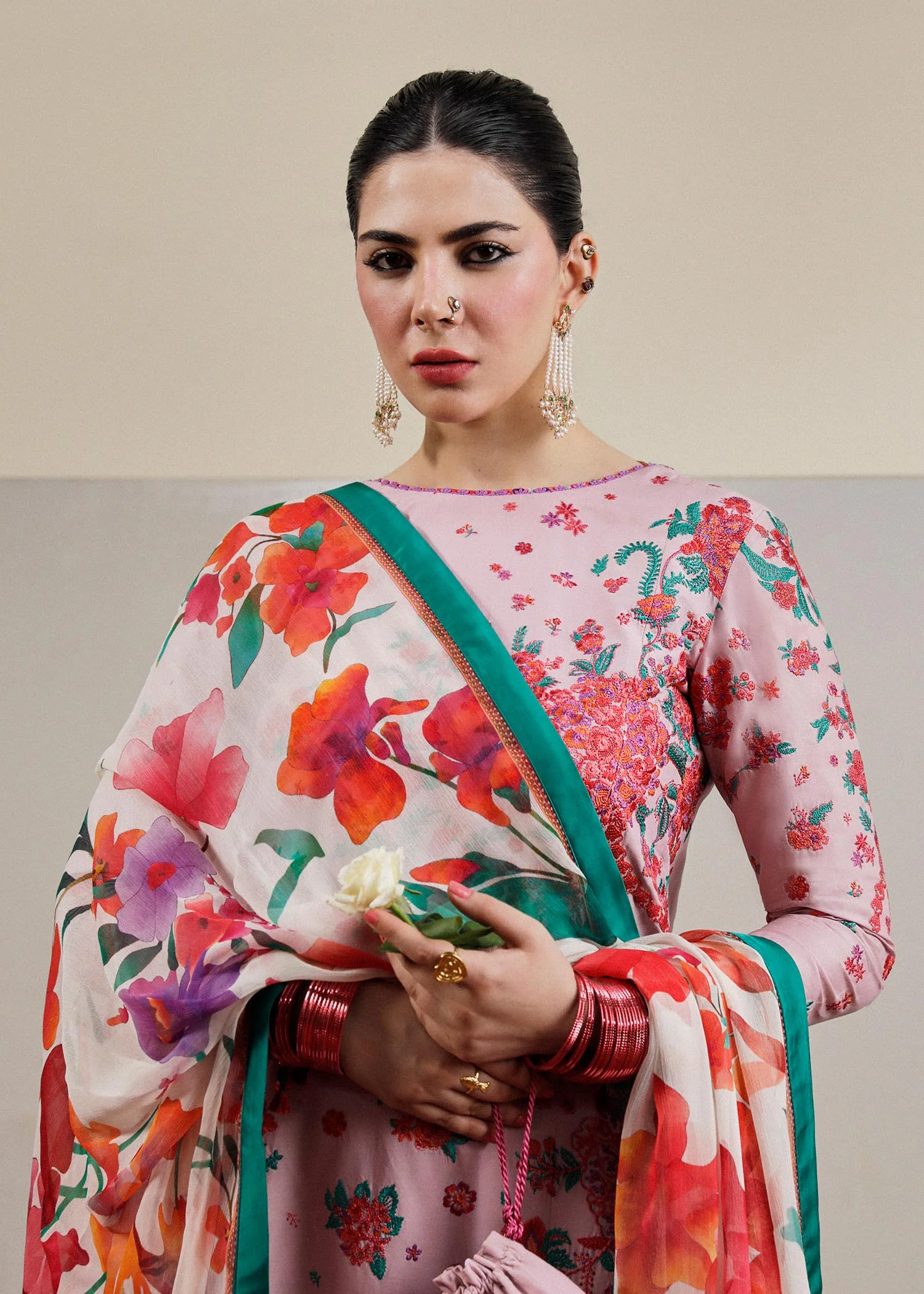 Hussain Rehar Luxury Lawn Festive Collection – Paeonia - Image 2