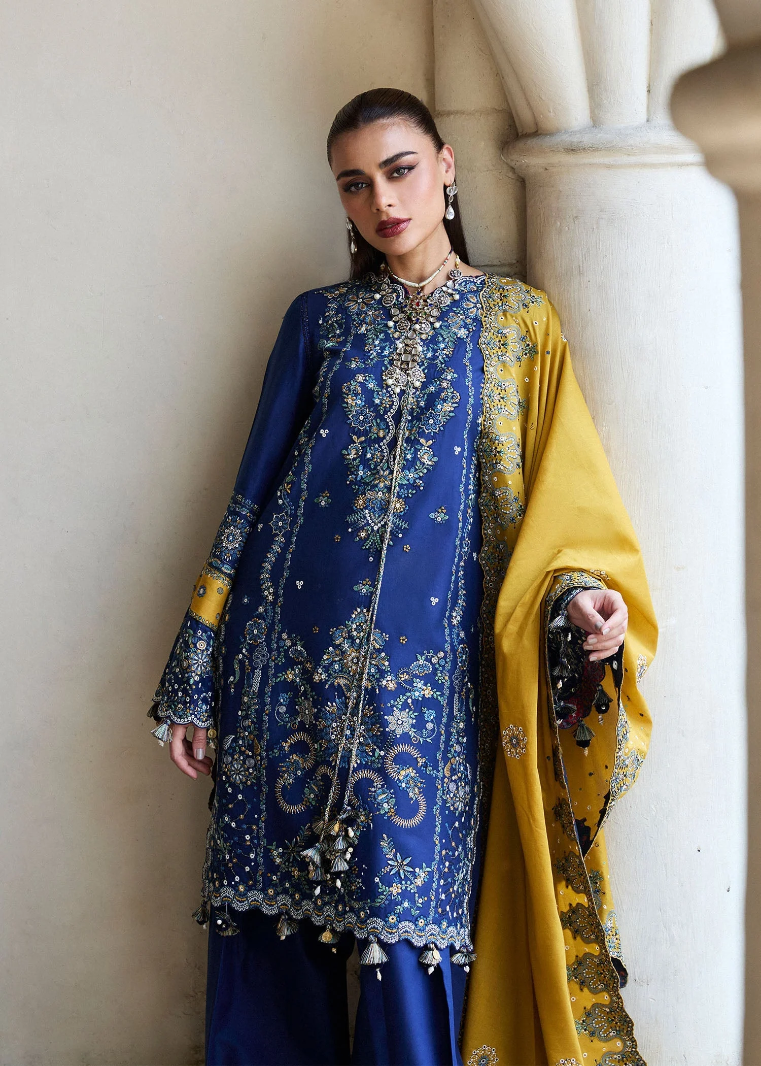 Hussain Rehar Luxury Lawn – Riviera - Image 2