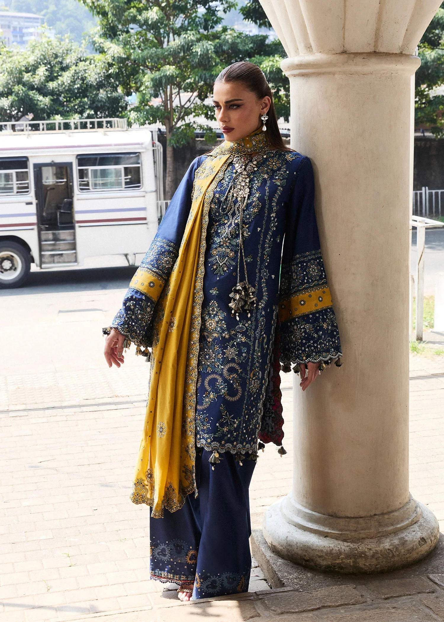 Hussain Rehar Luxury Lawn – Riviera - Image 8