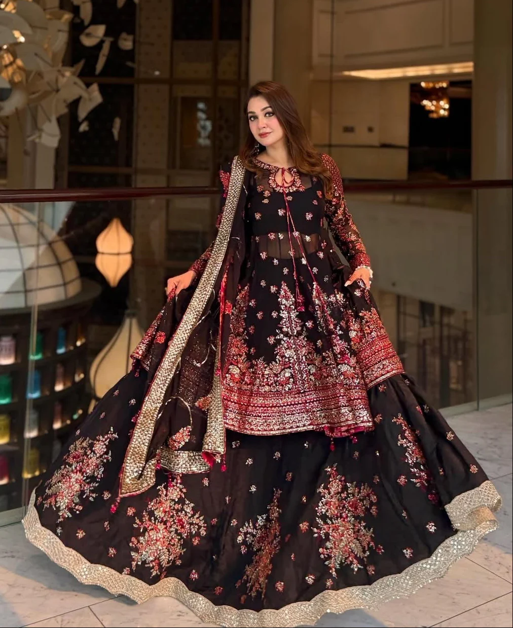 Hussain Rehar Luxury Wedding Formals – Siyara - Image 3