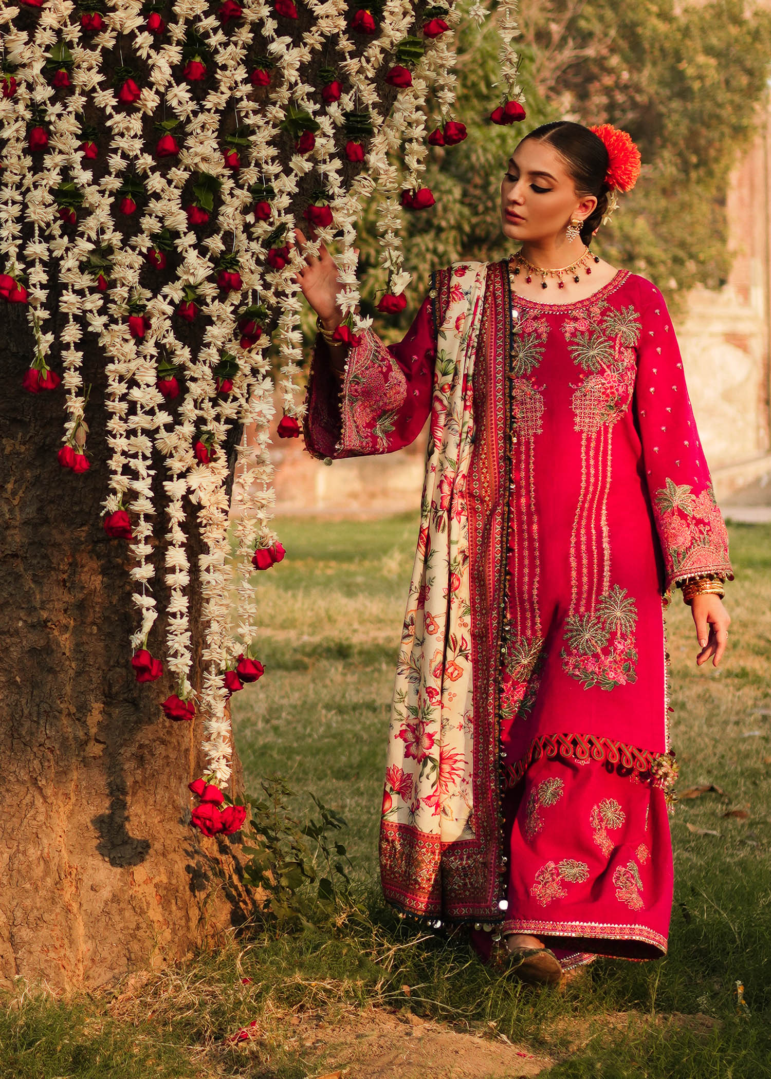 Hussain Rehar Phoolan Devi Winter Khaddar Collection – Kamelia - Image 10