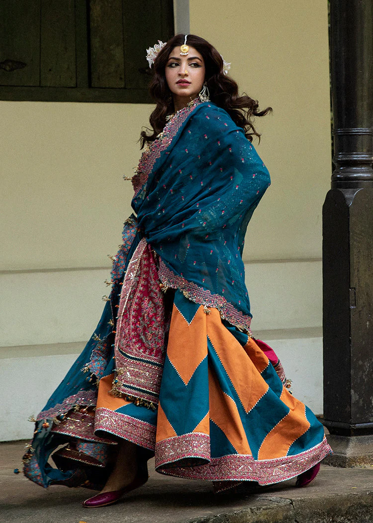 Hussain Rehar Roshan Luxury Lawn Collection 2023 – Kaner - Image 4