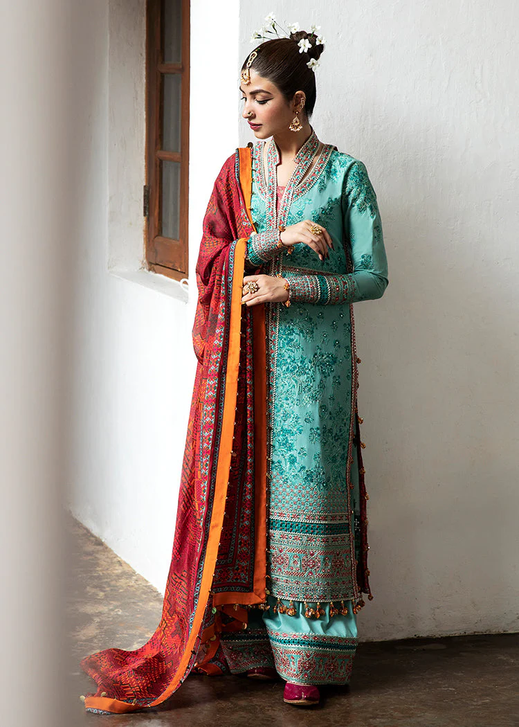 Hussain Rehar Roshan Luxury Lawn Collection 2023 – Sosaan - Image 3