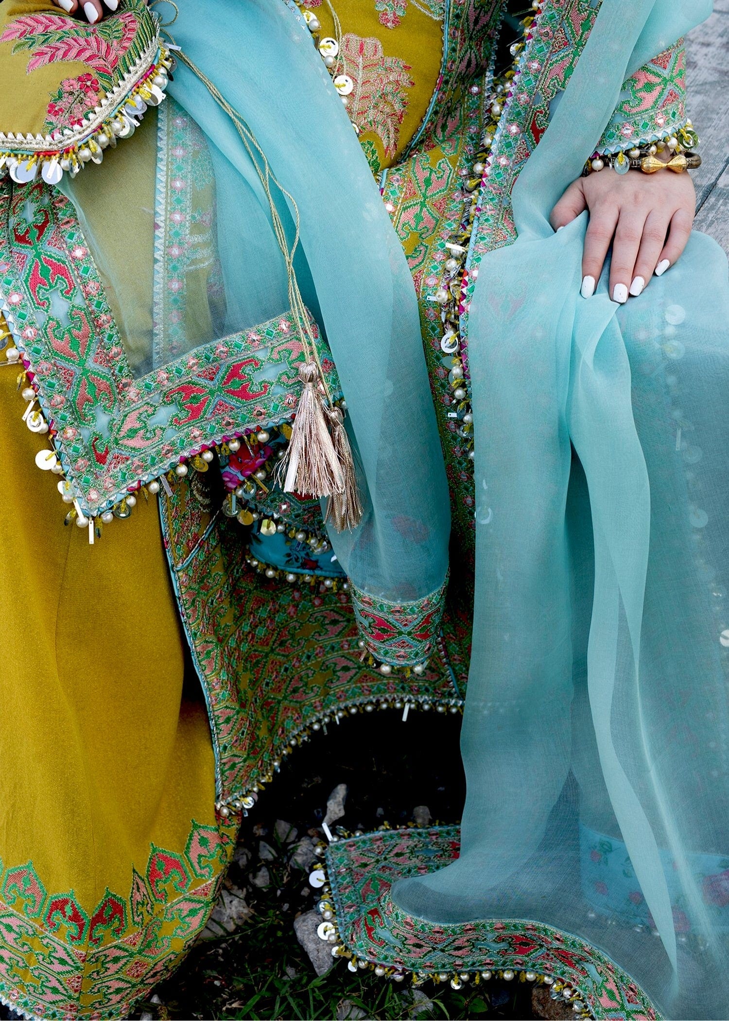 Hussain Rehar · Rumli Festive Karandi Collection '21 – Lamar - Image 5