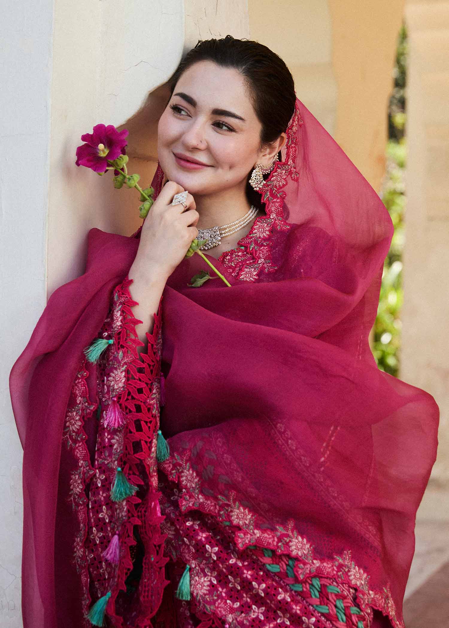 Hussain Rehar Spring/Summer Luxury Lawn – Bliss - Image 2