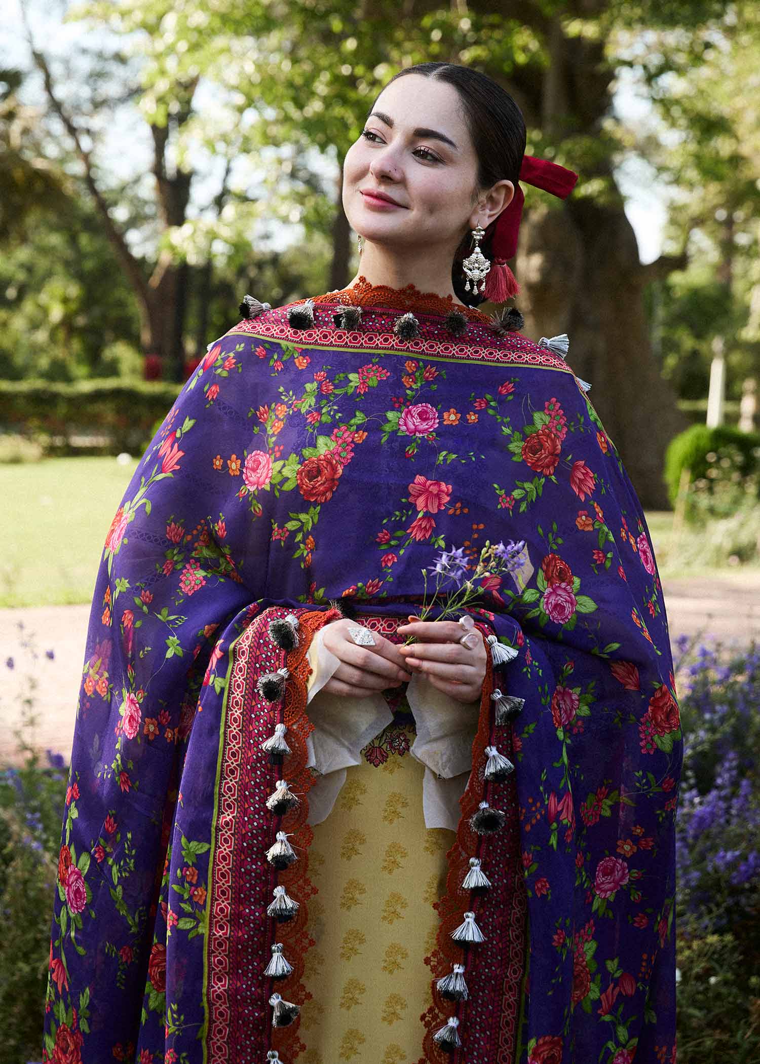 Hussain Rehar Spring/Summer Luxury Lawn – Opal - Image 2