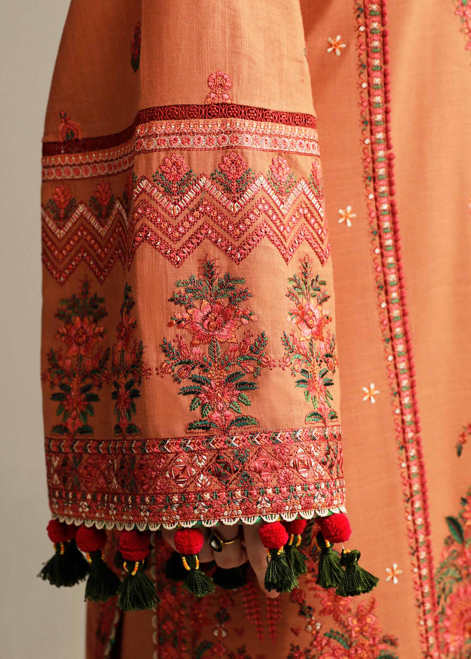 Hussain Rehar Winter Collection with Shawl β Dusky - Image 6