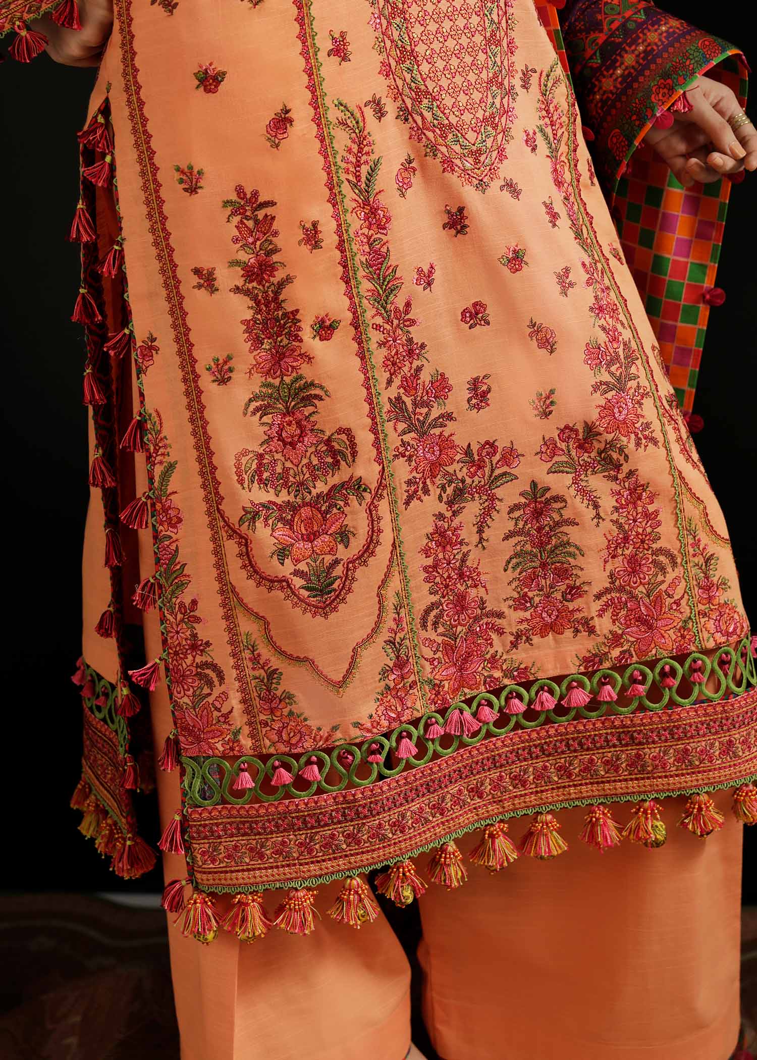 Hussain Rehar Winter Collection with Shawl – Sunrise - Image 6