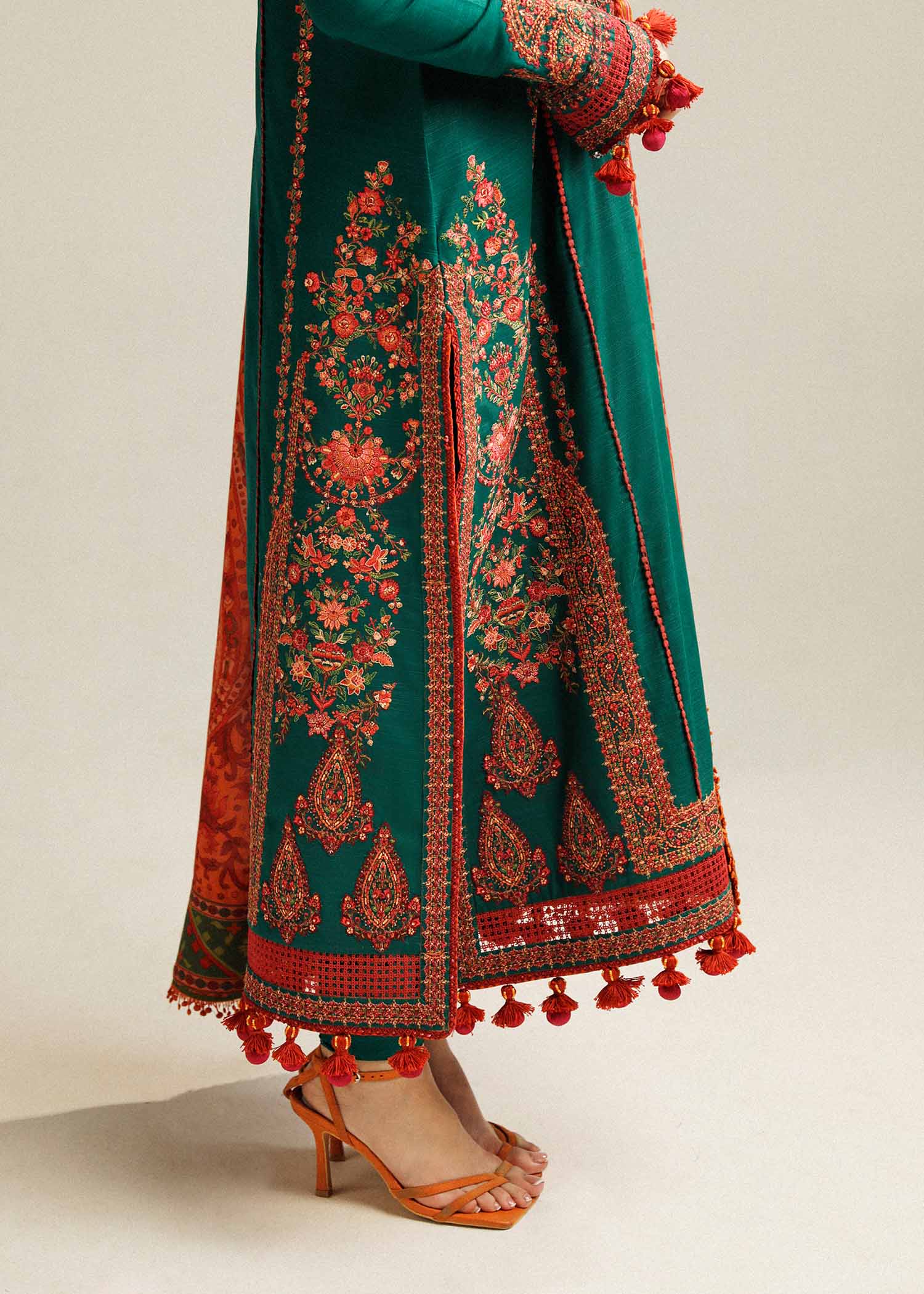 Hussain Rehar Winter Collection with Shawl – Marjaan - Image 5