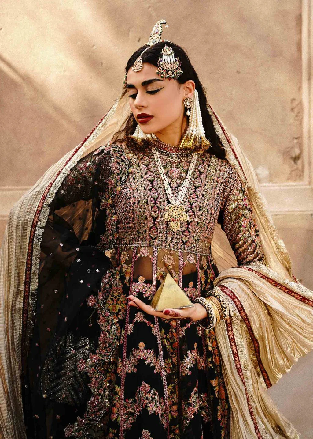 Hussain Rehar Zaib-un-Nisa Luxury Wedding Formals – Kajal - Image 4