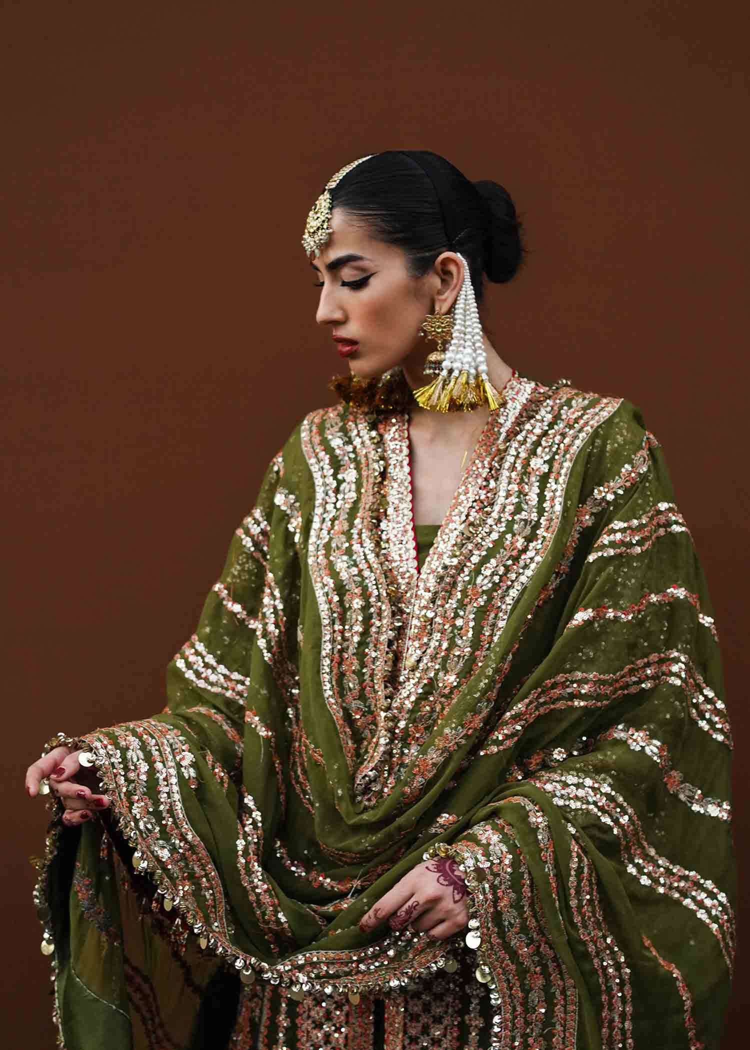 Hussain Rehar Zaib-un-Nisa Luxury Wedding Formals – Zaitoon - Image 4