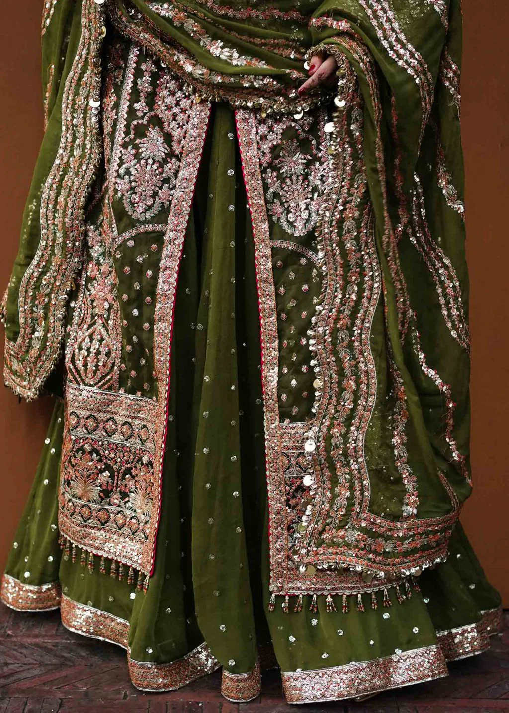 Hussain Rehar Zaib-un-Nisa Luxury Wedding Formals – Zaitoon - Image 5