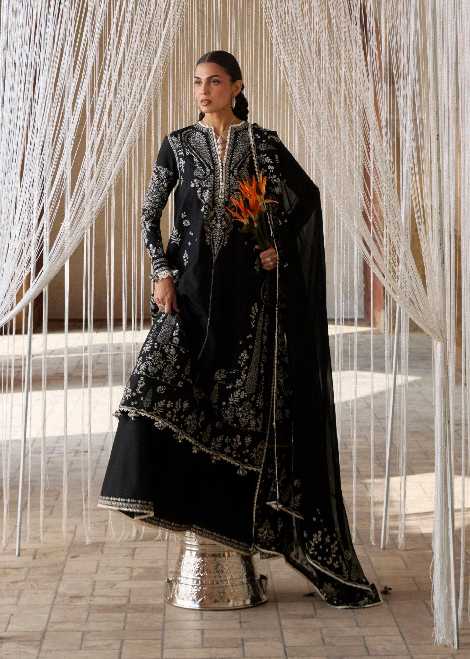 Hussain Rehar Zan Festive Luxury Lawn – Meshki