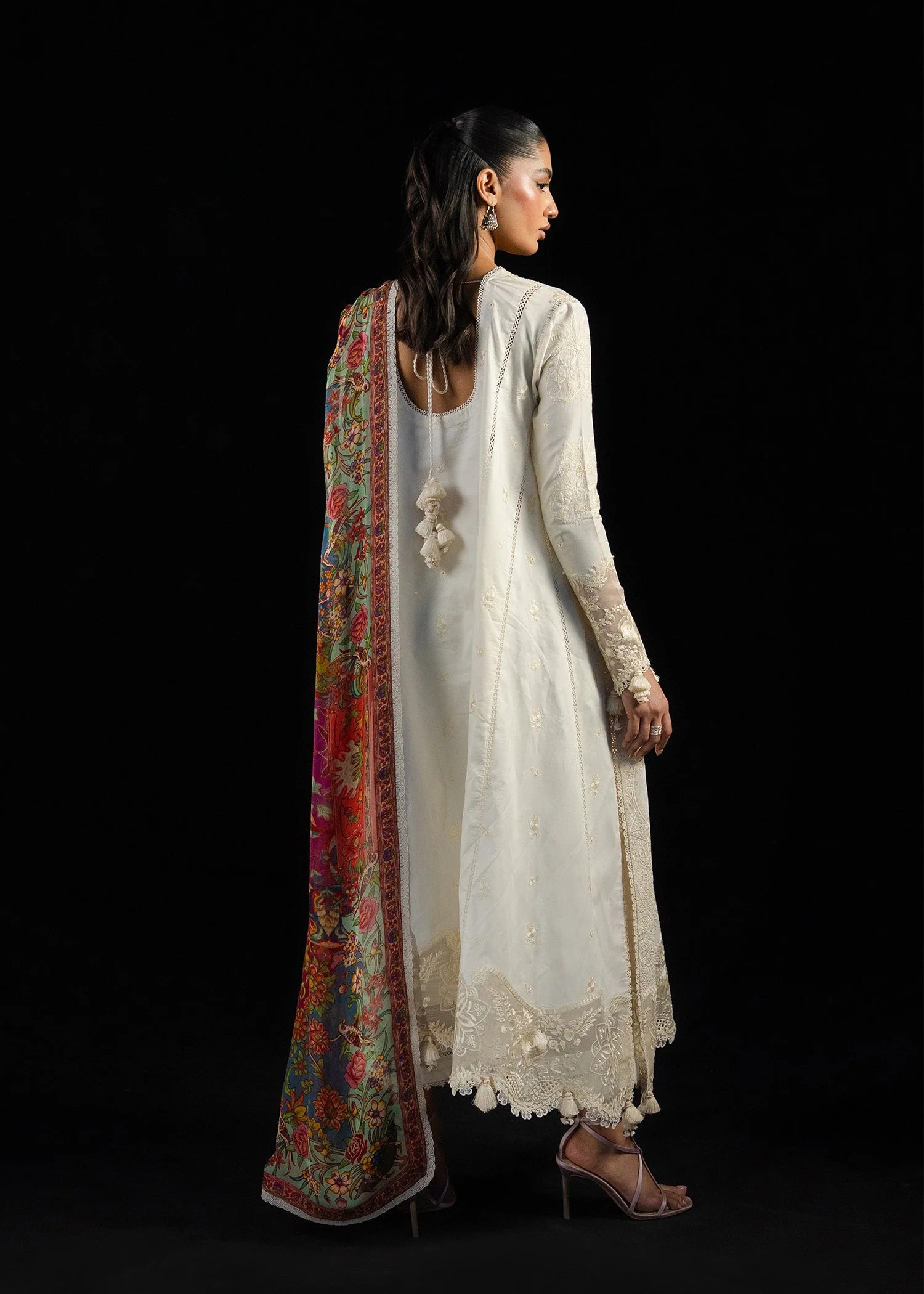 Hussain Rehar Zan Festive Luxury Lawn  – Sefi - Image 7