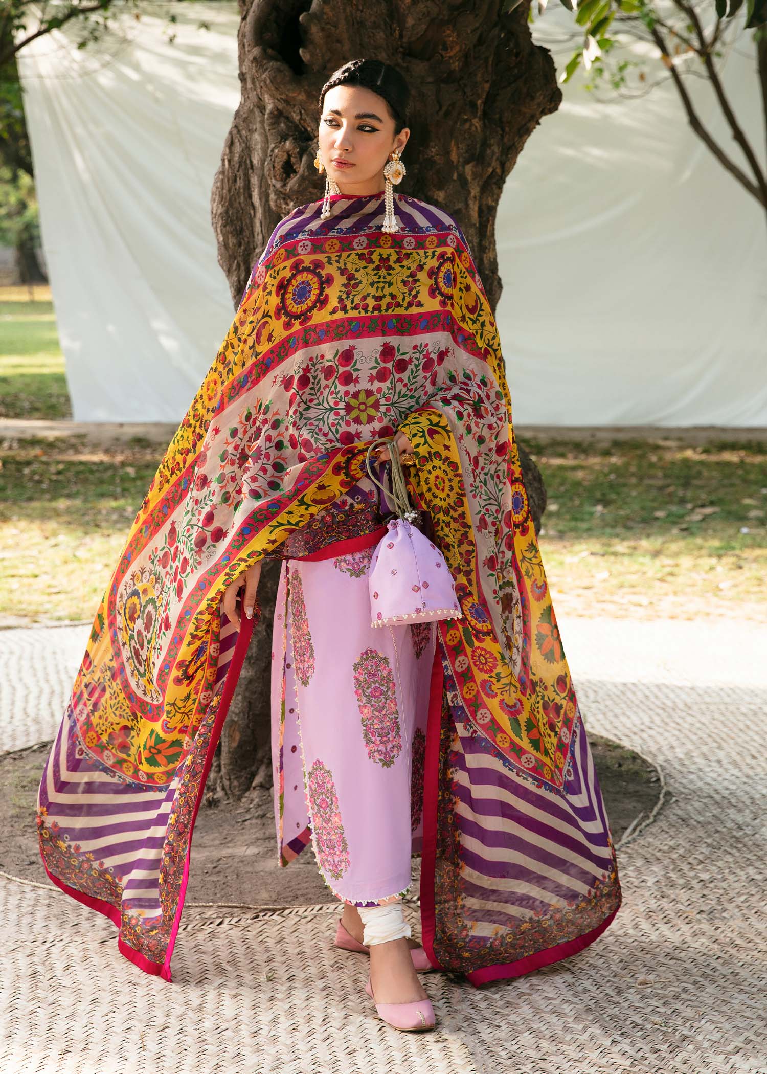 Hussain Rehar Mausam Luxury Lawn Collection – KASNI - Image 2