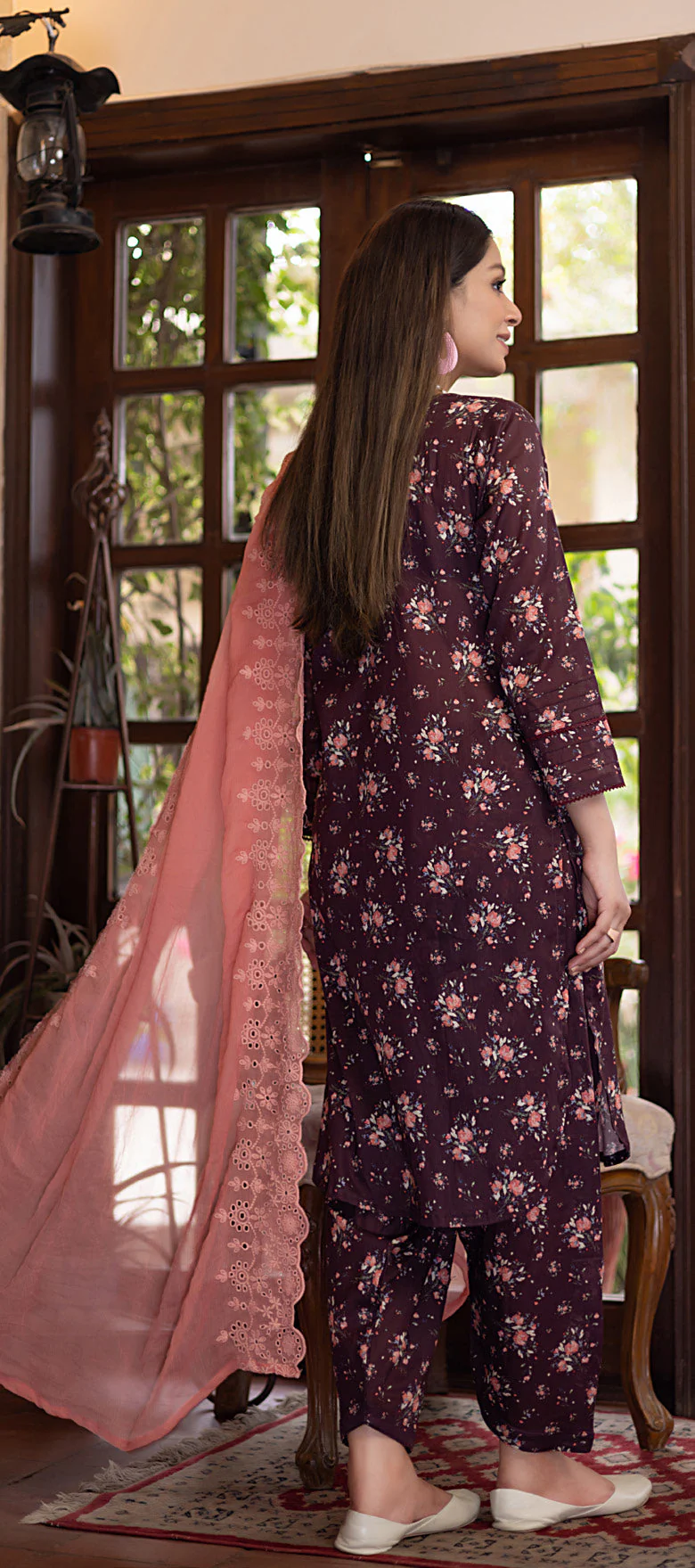 Identic Separates Lawn Collection with Chiffon Cutwork Dupatta Vol-2 – D-04 - Image 5