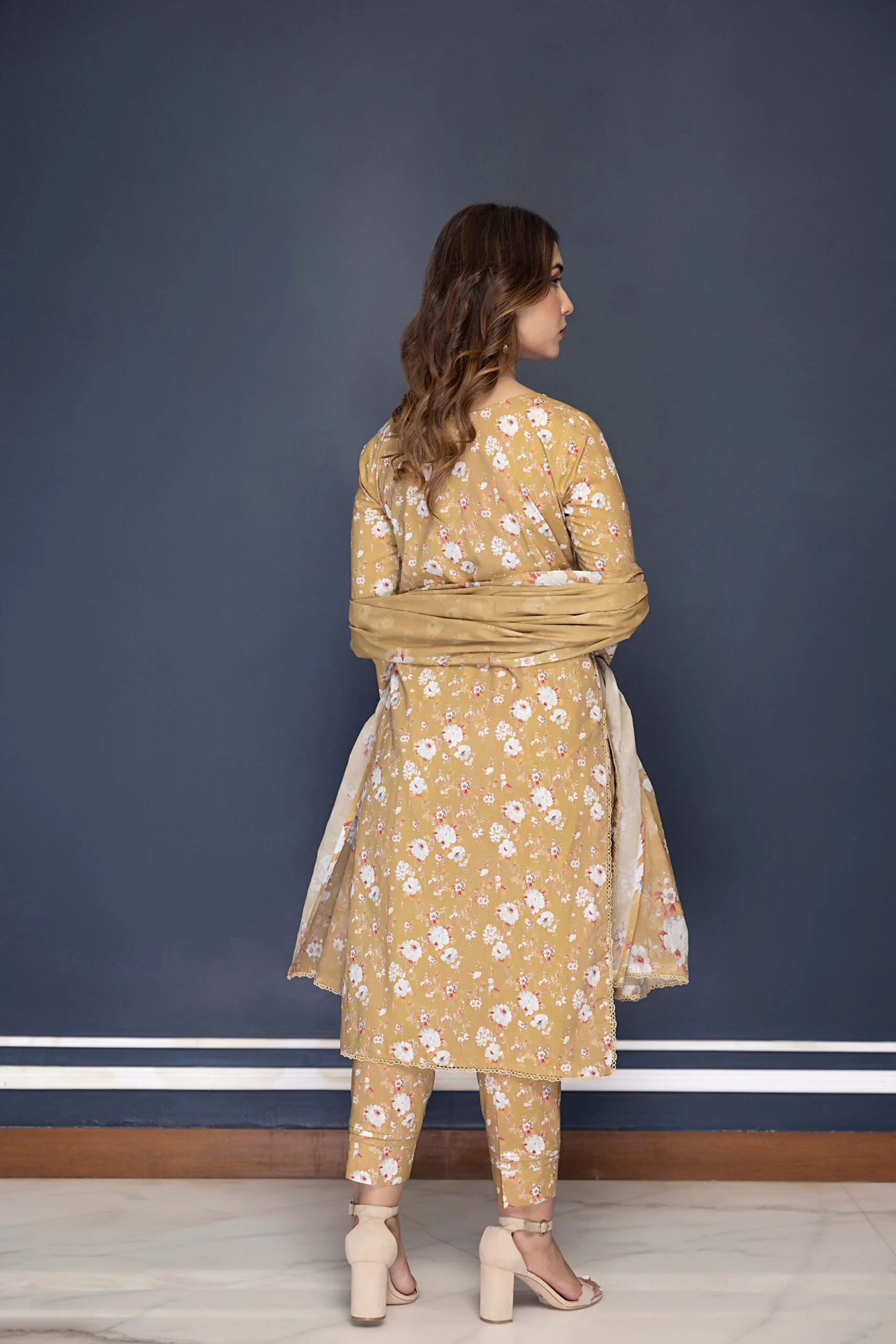 Identic Stitched Lawn Collection – ISE-12 - Image 7