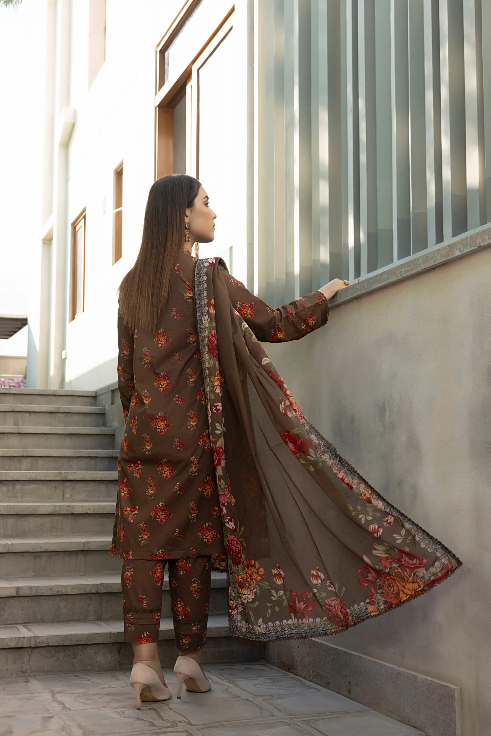 Identic Stitched Lawn Collection – ISE-4 - Image 6