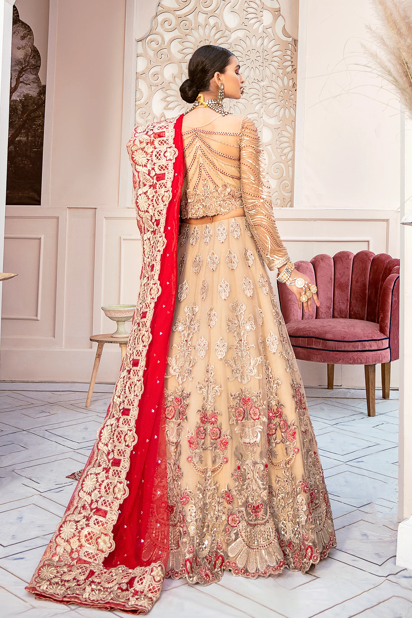 Imrozia Bridal Collection 2020 – IB-05 Royal Beige - Image 7