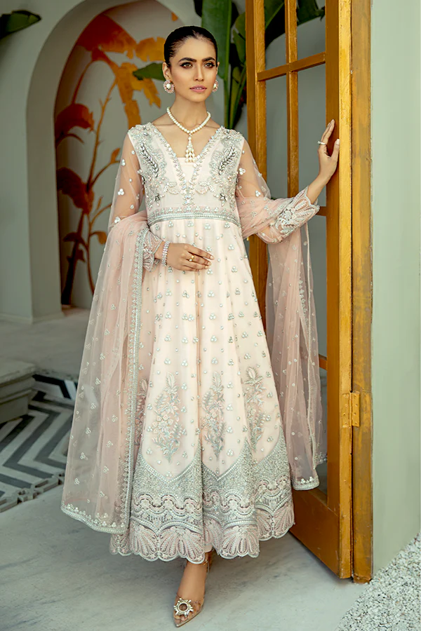 Imrozia Pour Epoque Fois Luxury Eid Collection – I-137 Powder Pink Amour - Image 3
