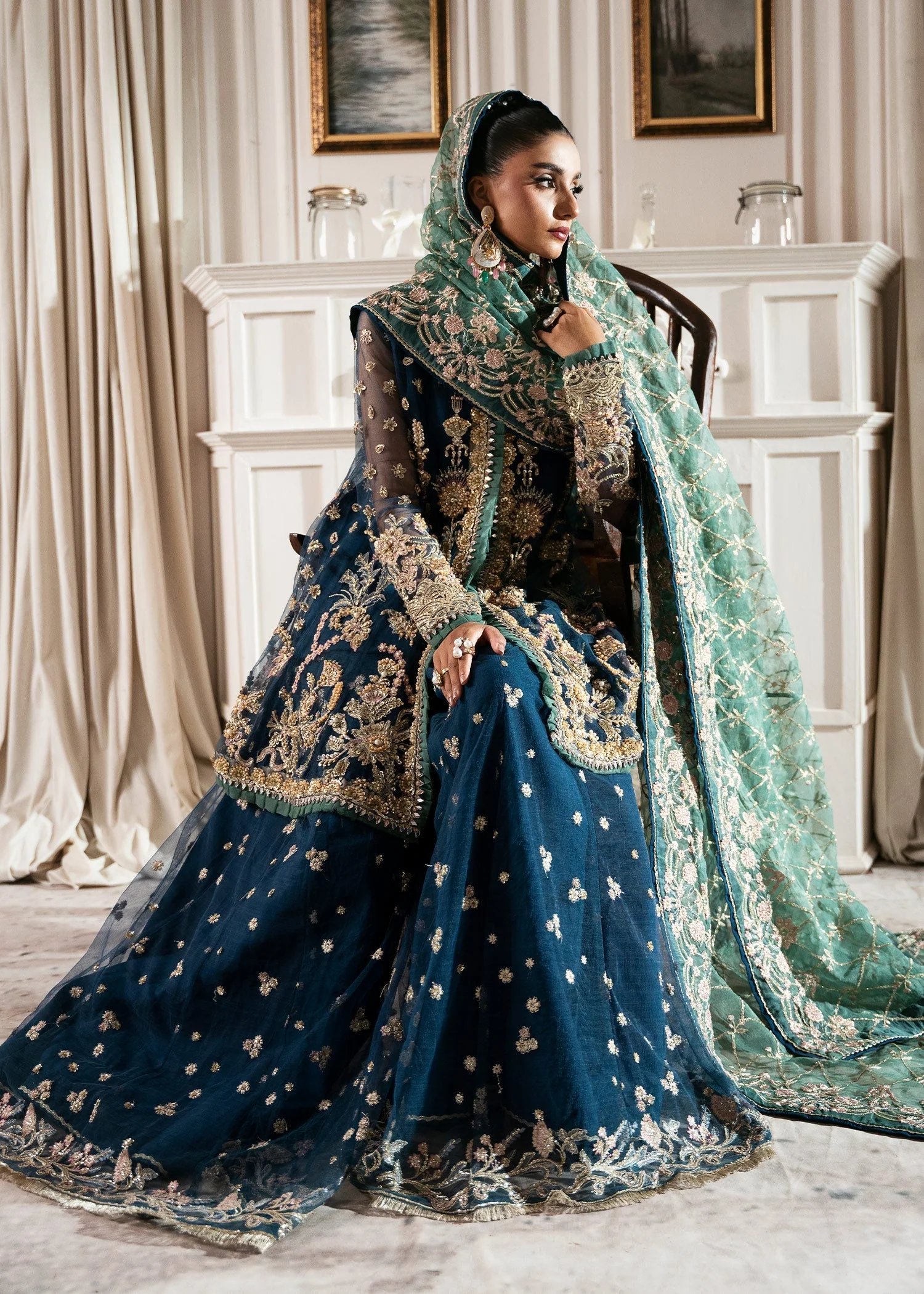 Inayat Luxury Wedding Formals – REGAL SAPPHIRE - Image 7