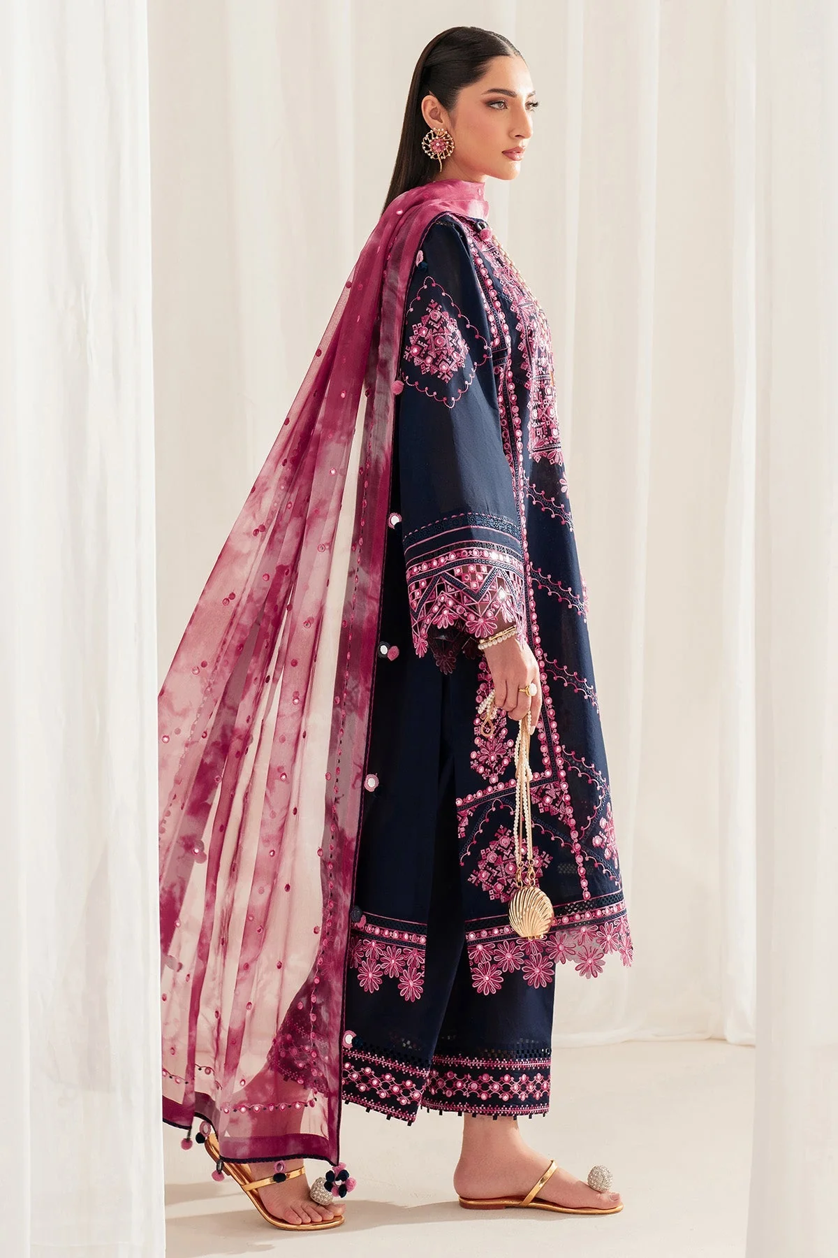 Jazmin Iris Luxury Lawn 2025 – D01 - Image 6