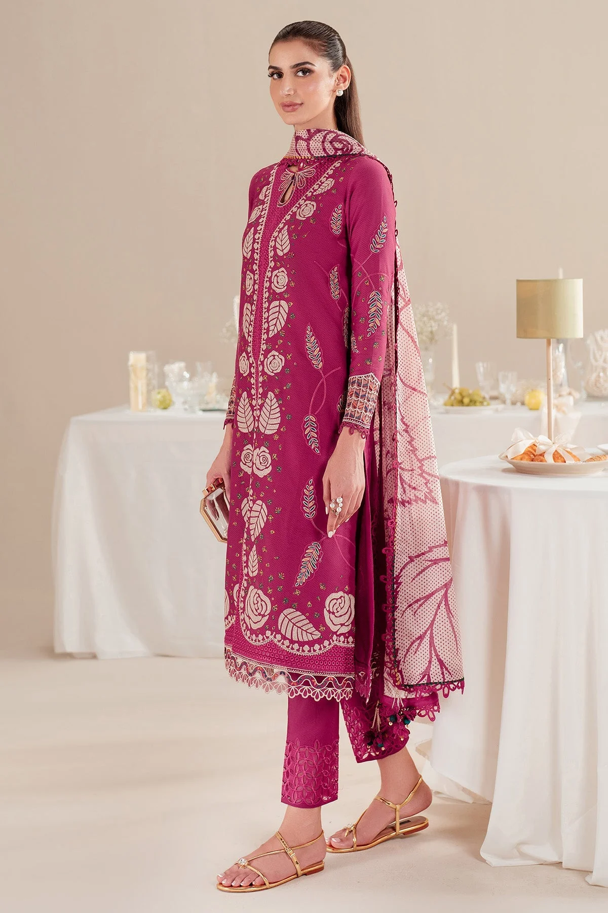 Jazmin Iris Luxury Lawn 2025 – D05 - Image 7