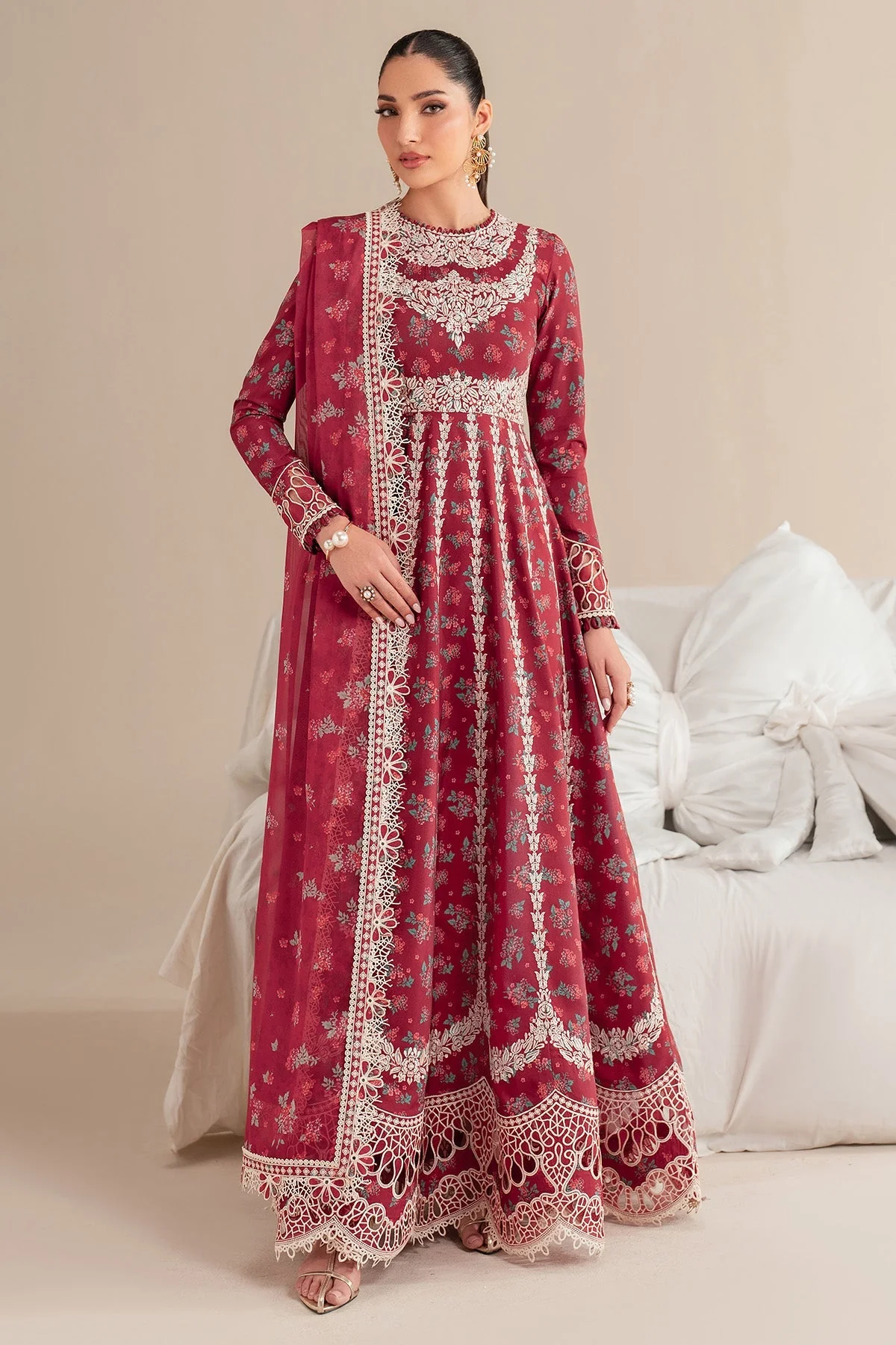 Jazmin Iris Luxury Lawn 2025 – D08 - Image 2