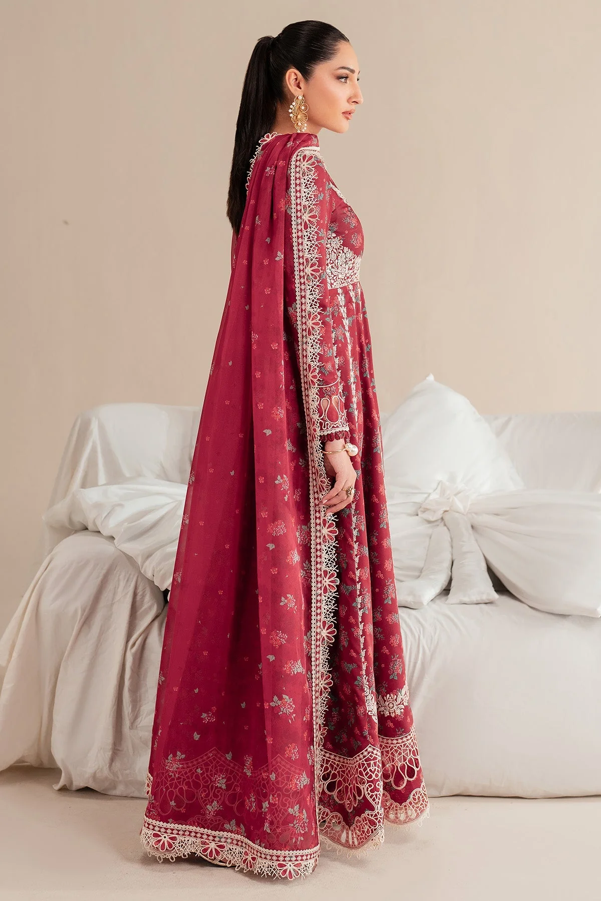 Jazmin Iris Luxury Lawn 2025 – D08 - Image 5