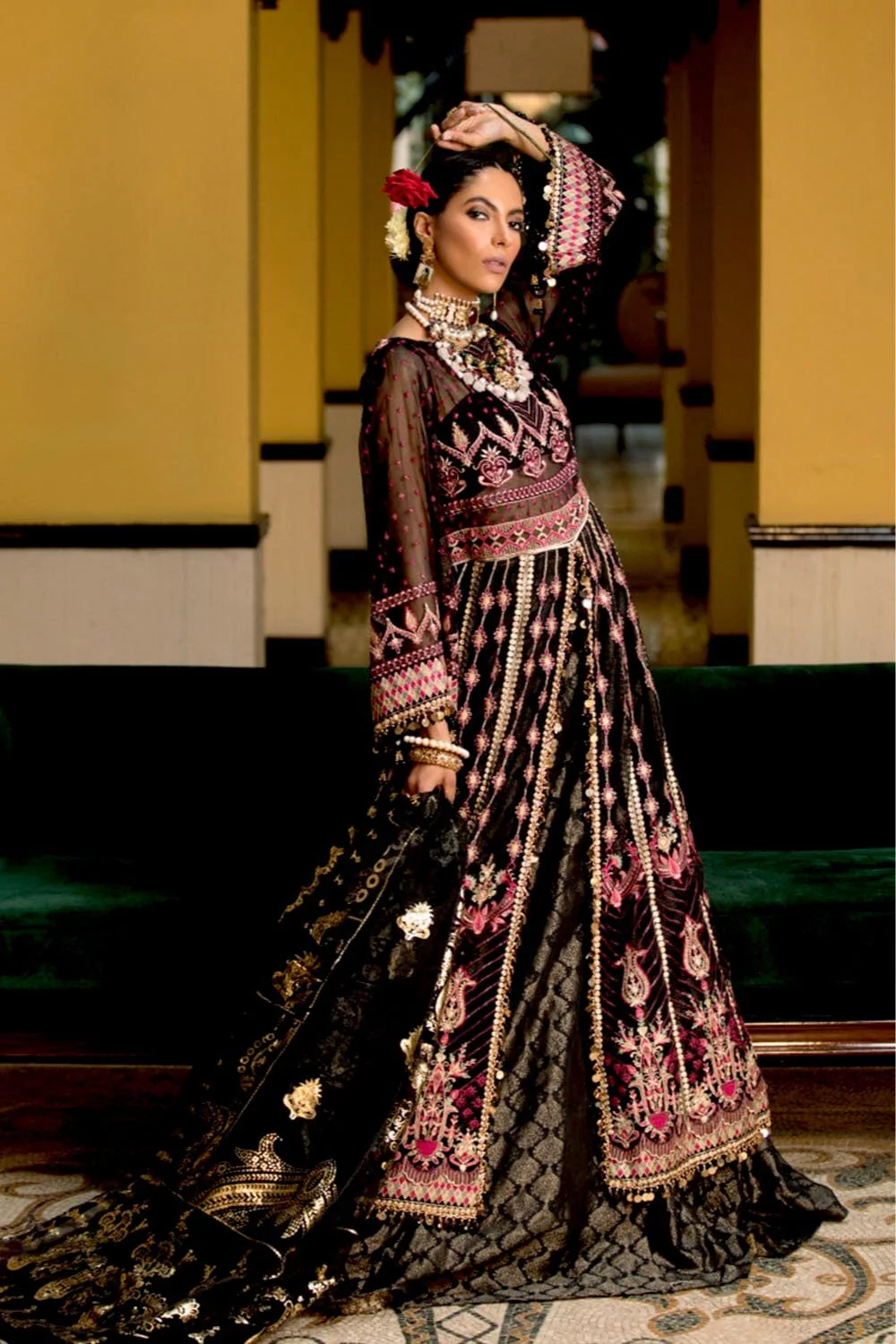 Ittehad Wedding Chiffon Collection 2021 – Imperial Mystery - Image 4