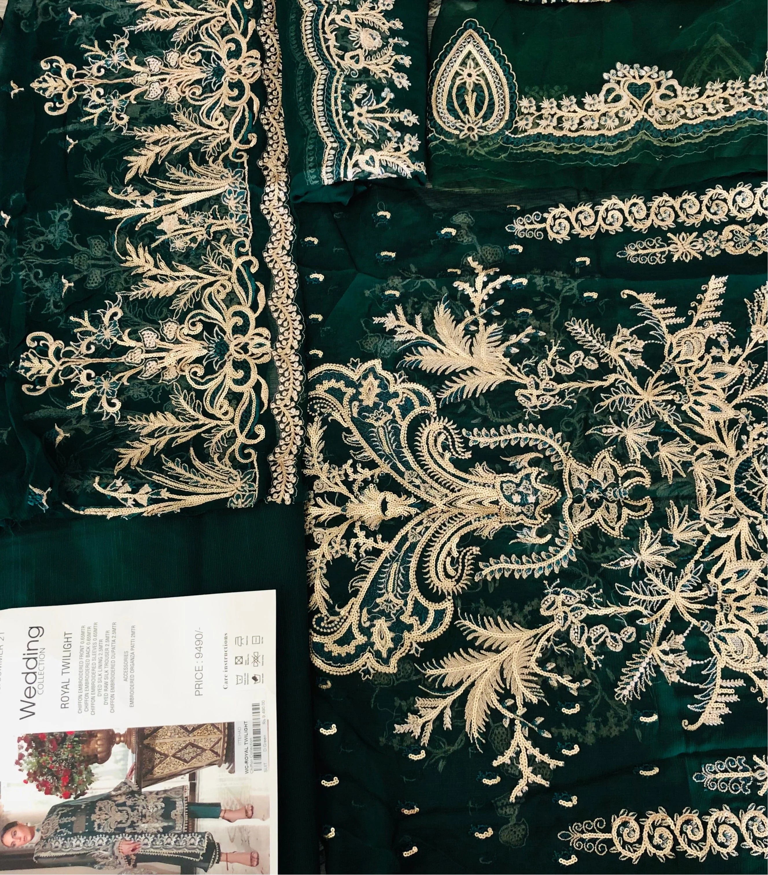 Ittehad Wedding Chiffon Collection 2021 – Royal Twilight - Image 2
