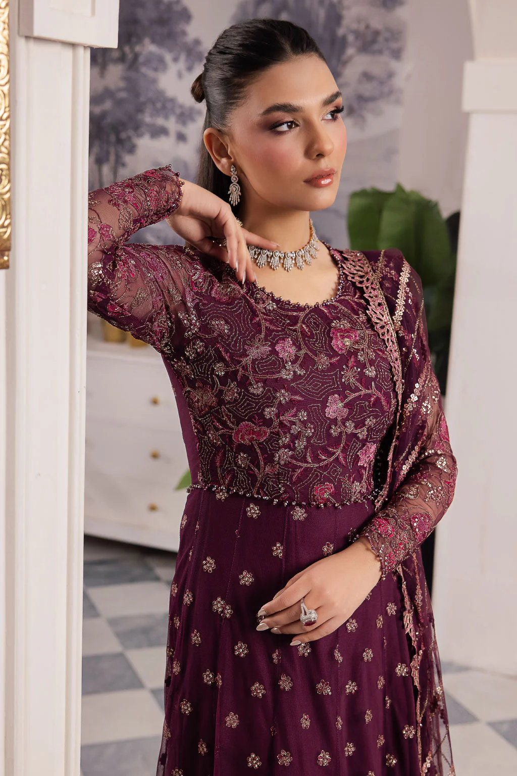Iznik Chinon Festive Chiffon Formals – CC-37 Aida - Image 5