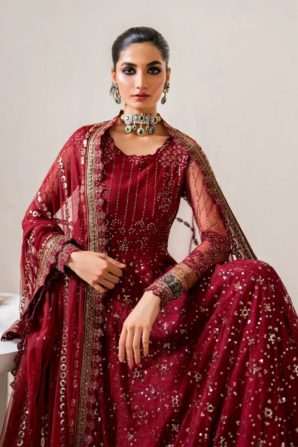 IZNiK Chinon Luxury Formals – CC-49 Embroidered Net - Image 8
