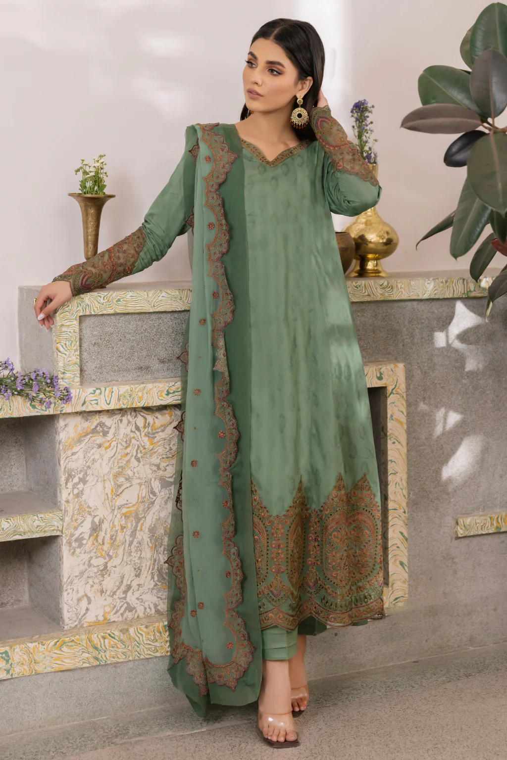 Iznik Dastaan Lawn Collection – IDL-09 Aidah - Image 4
