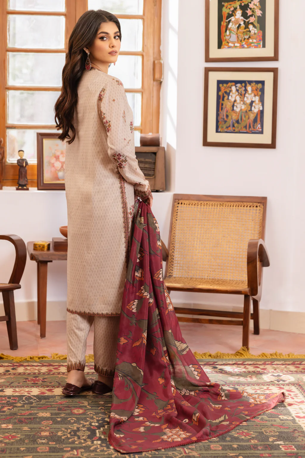 Iznik Dastaan Lawn Collection – IDL-12 Juyal - Image 3