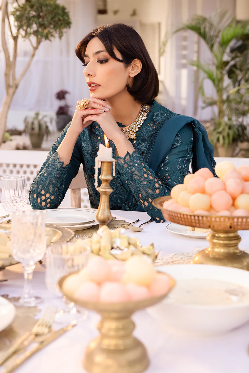 Iznik Nani Ka Ghar Eid Lawn Collection – NKG-07 Embroidered Lawn - Image 10