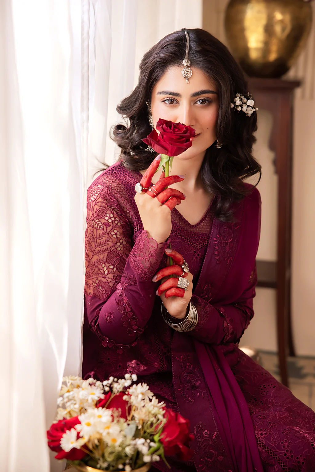 Iznik Nani Ka Ghar Eid Lawn Collection β NKG-11 Embroidered Lawn - Image 7