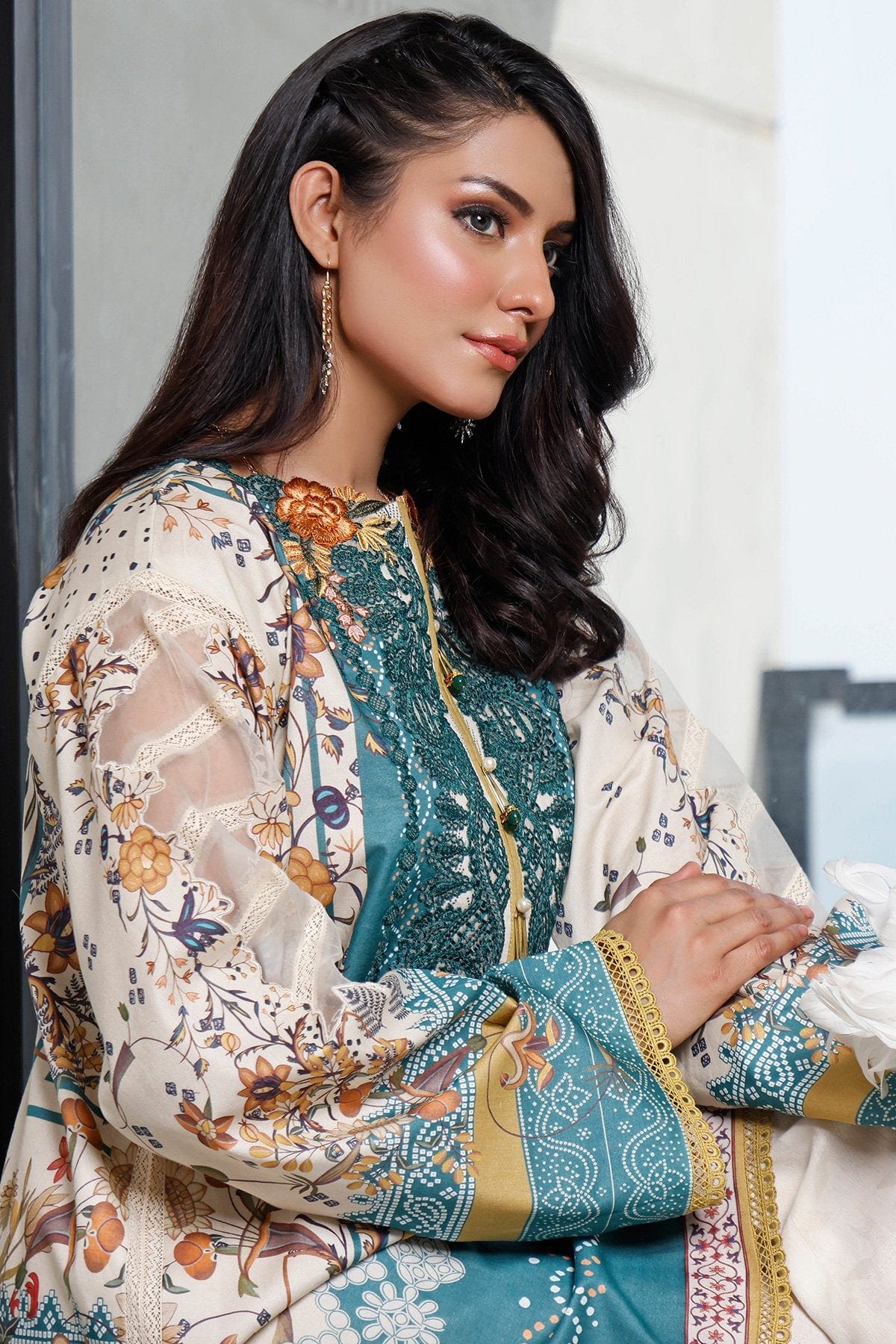 Jade by Firdous · Solitaire Kurti Vol 2 – SK-19814 - Image 3