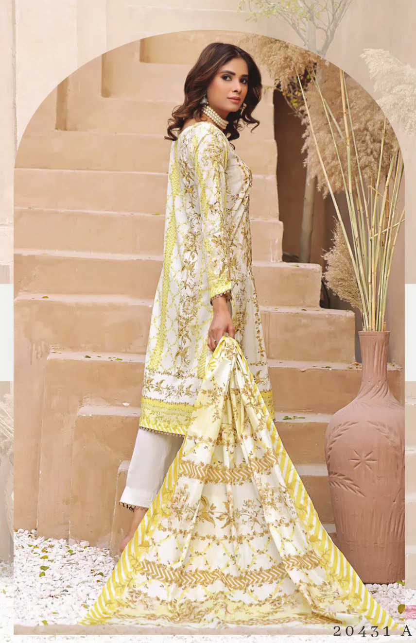 Jade Chilman Summer Edition Lawn Collection – 20431 A - Image 2