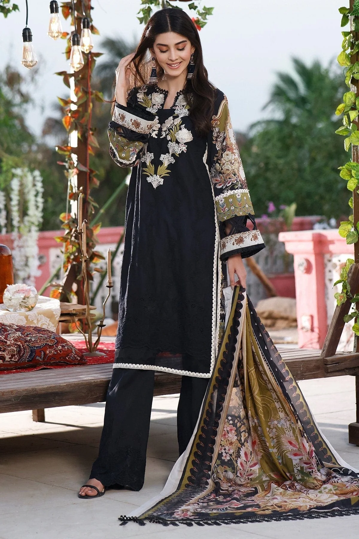Jade Grandeur Luxury Lawn Collection – GL-19591 - Image 5