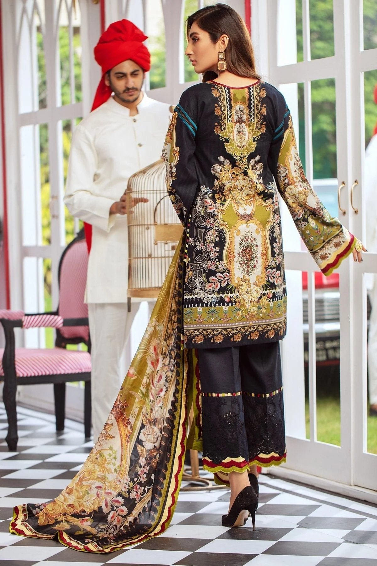 Jade Grandeur Luxury Lawn Collection – GL-19591 - Image 6