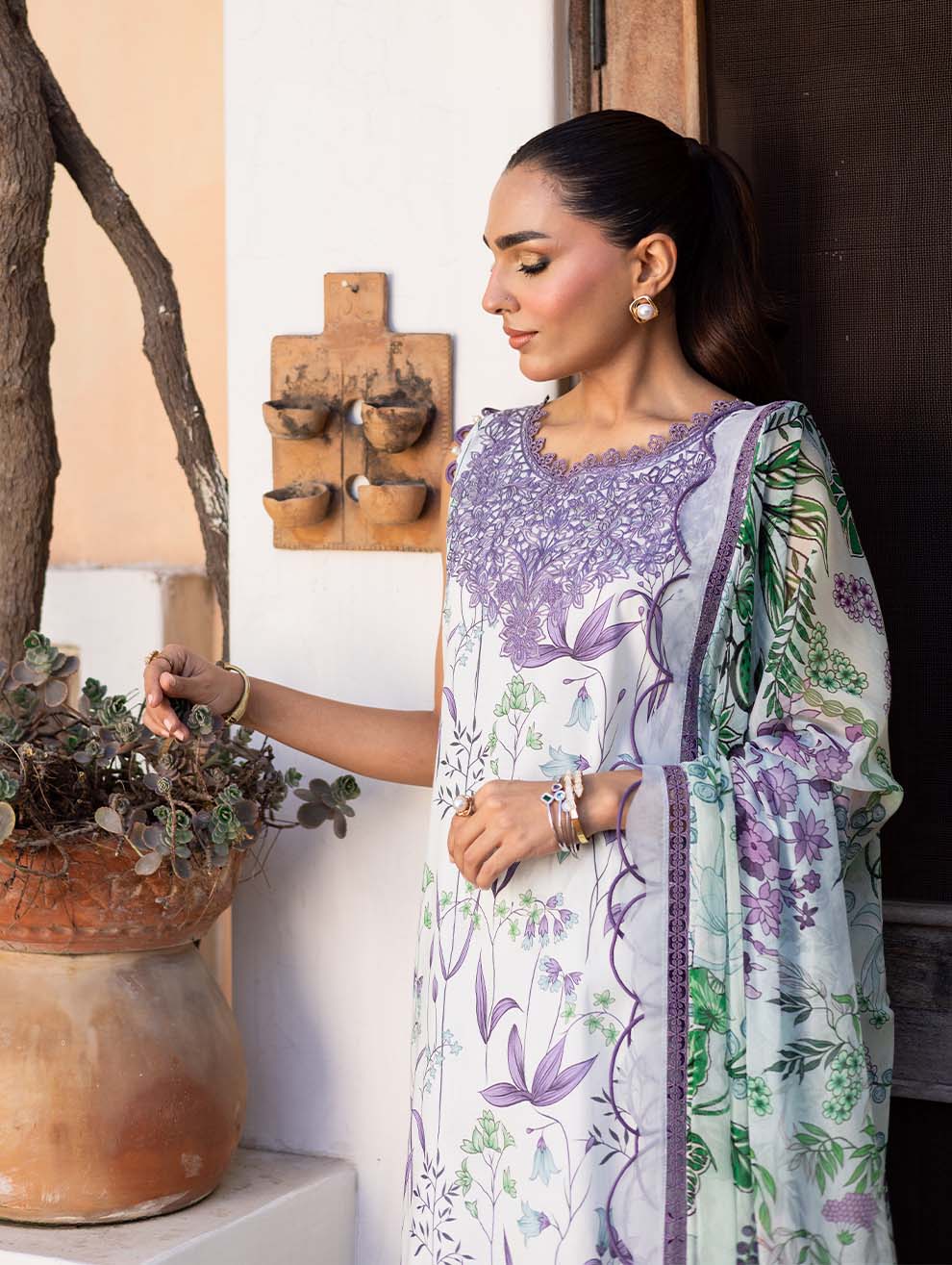Jade Jasmine 3PC Lawn – 20554 - Image 3