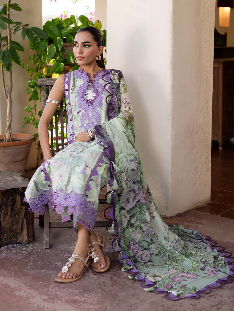 Jade Jasmine 3PC Lawn – 20565 - Image 3