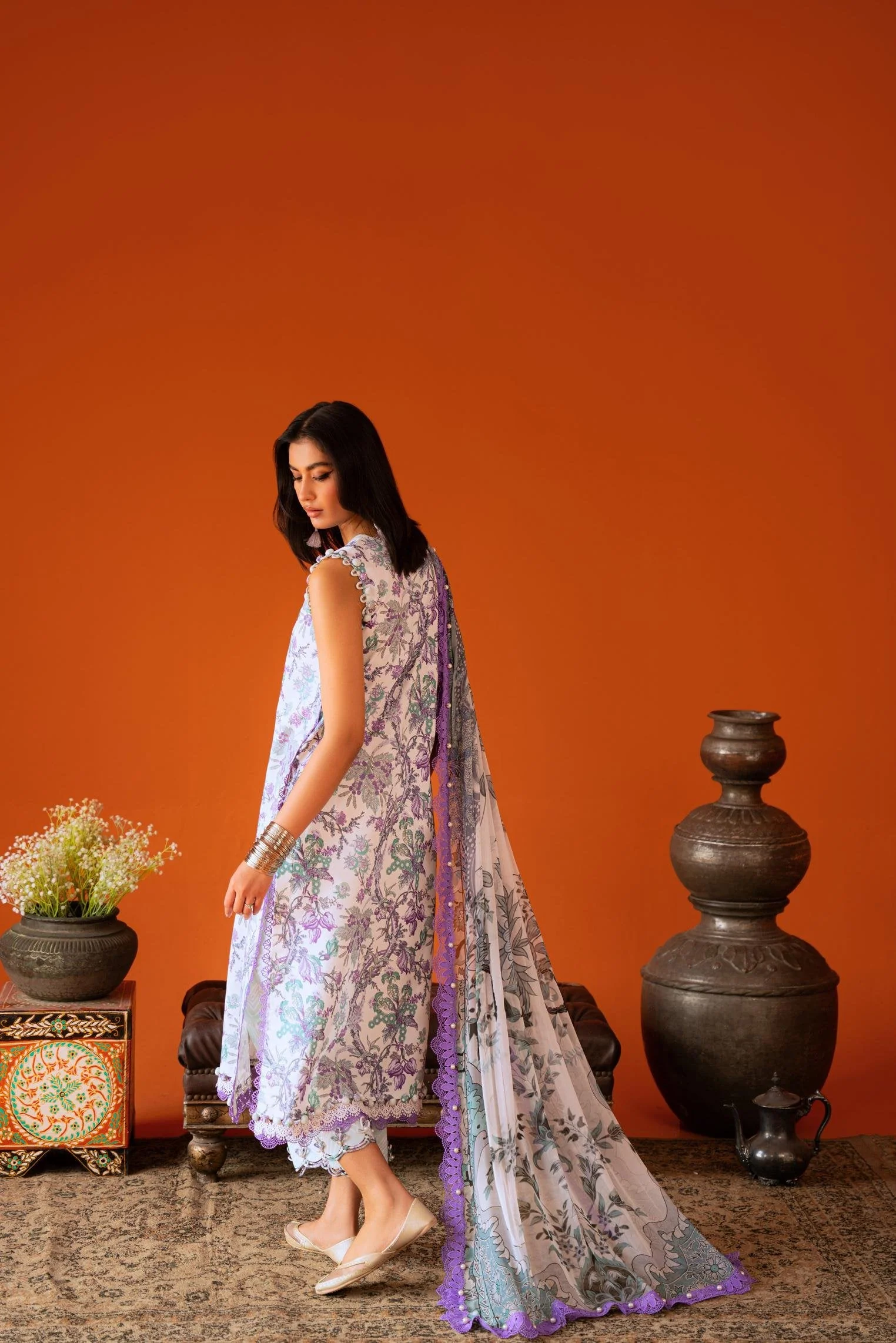 Jade Lumea Lawn Prints – D-102 - Image 2