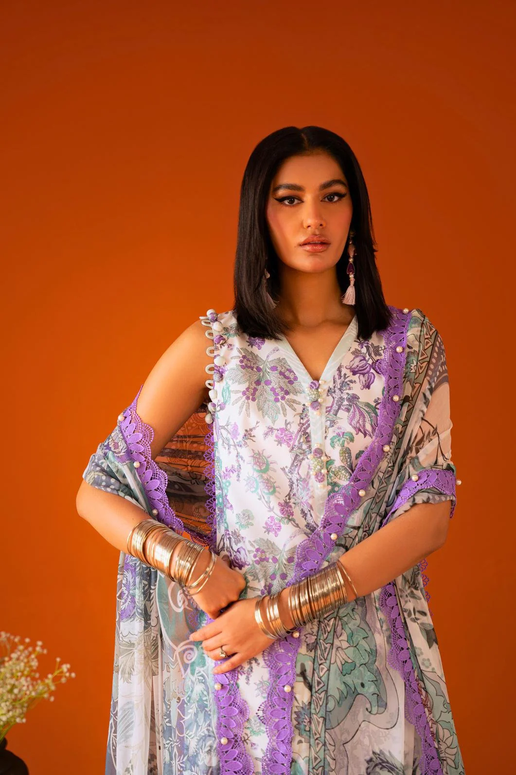 Jade Lumea Lawn Prints – D-102 - Image 3