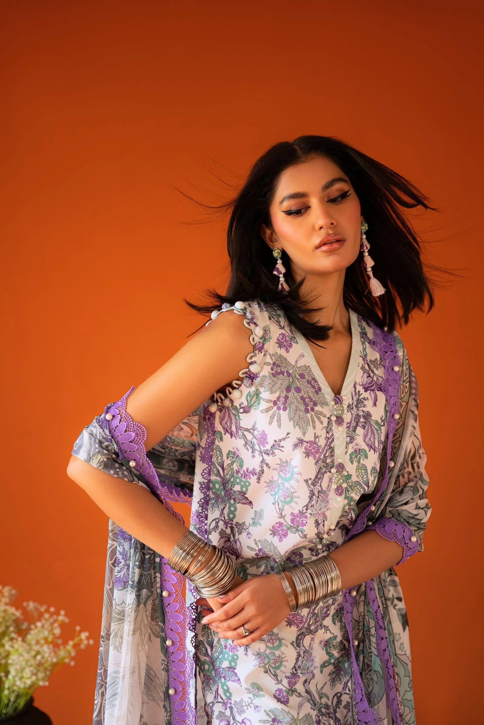 Jade Lumea Lawn Prints – D-102 - Image 6