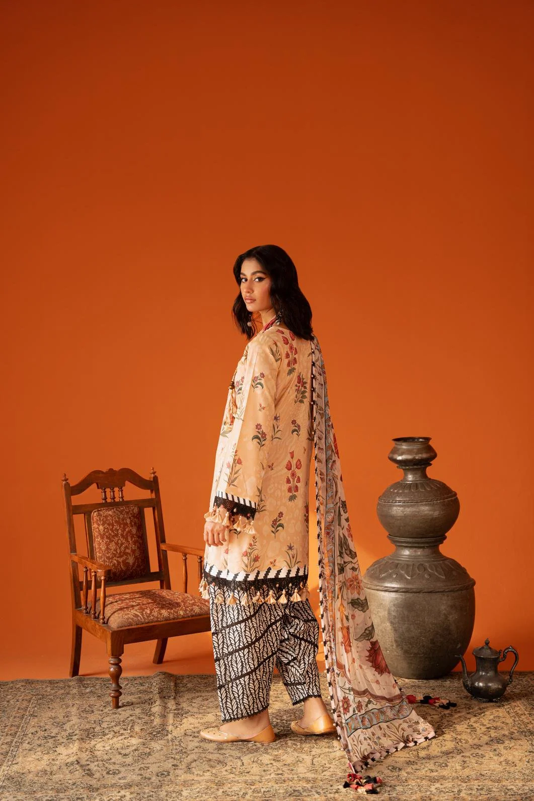 Jade Lumea Lawn Prints – D-103 - Image 2