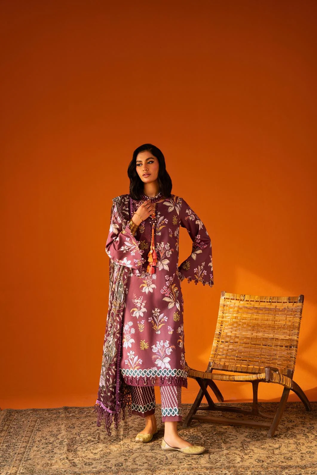 Jade Lumea Lawn Prints – D-105
