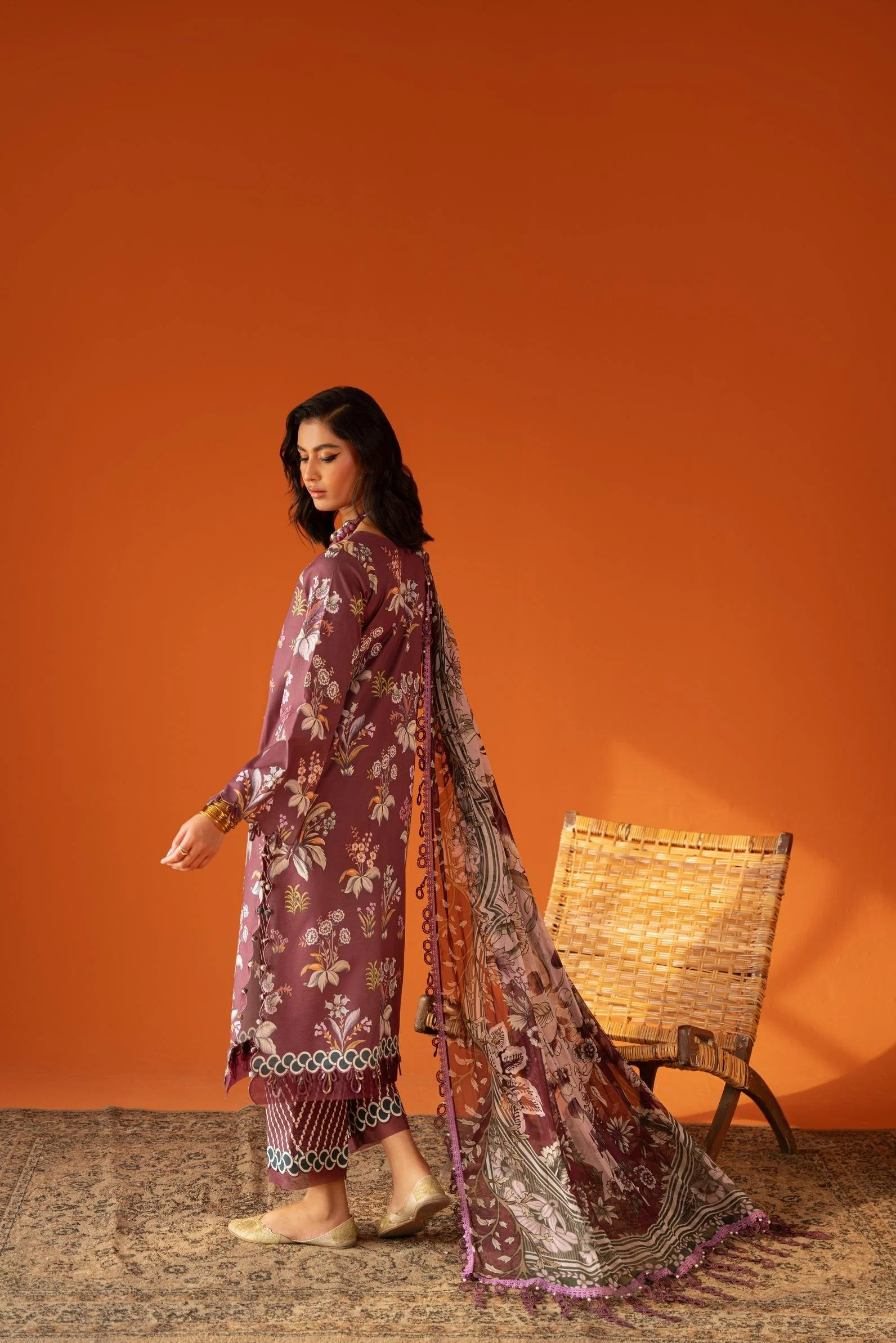 Jade Lumea Lawn Prints – D-105 - Image 2