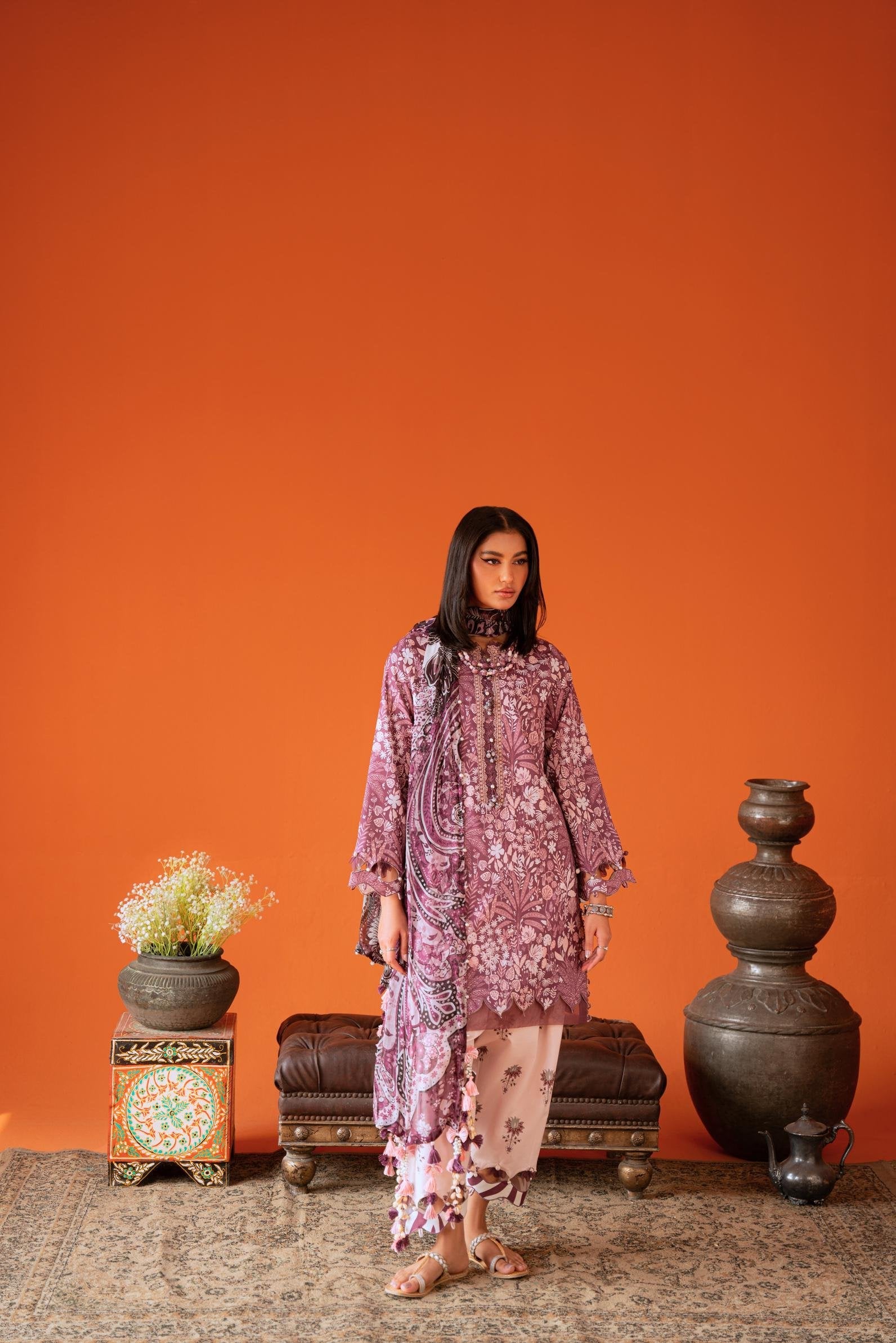 Jade Lumea Lawn Prints – D-110